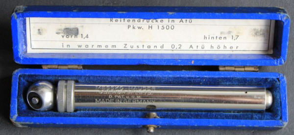 Borgward Hansa 1500 Messko-Hauser Airpressure Tester in original box (10434)